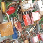 locks on a bridge